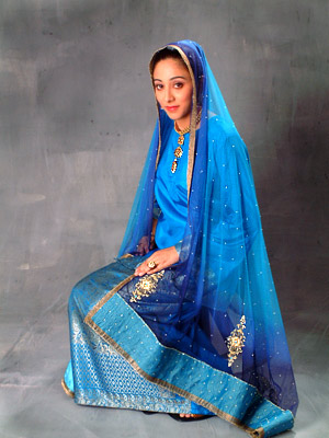 Silk garment fashion shoot for international clients
