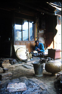 National Artisan of Brass, Kulu Manali Himachal Pradesh