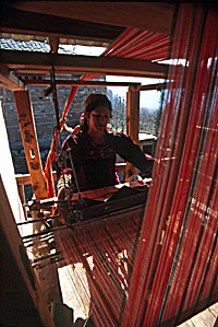 Woman Shawl weaver, Kulu-Manali, Himachal Pradesh
